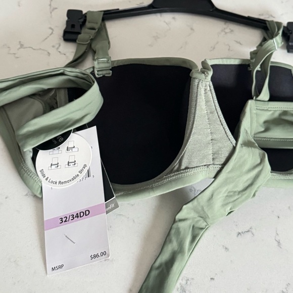 COCO REEF Women's Charisma Bra-Sized Bikini Top Palm Green 32/34DD swimwear top - Picture 14 of 16